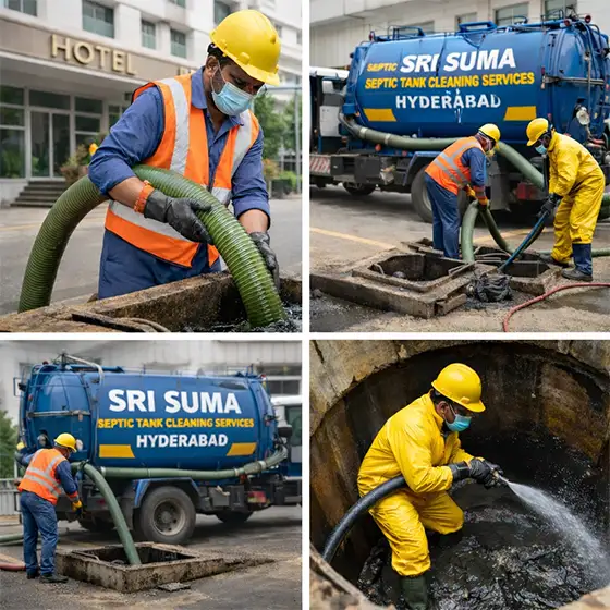 Hotel Septic Tank Cleaning in Hyderabad 